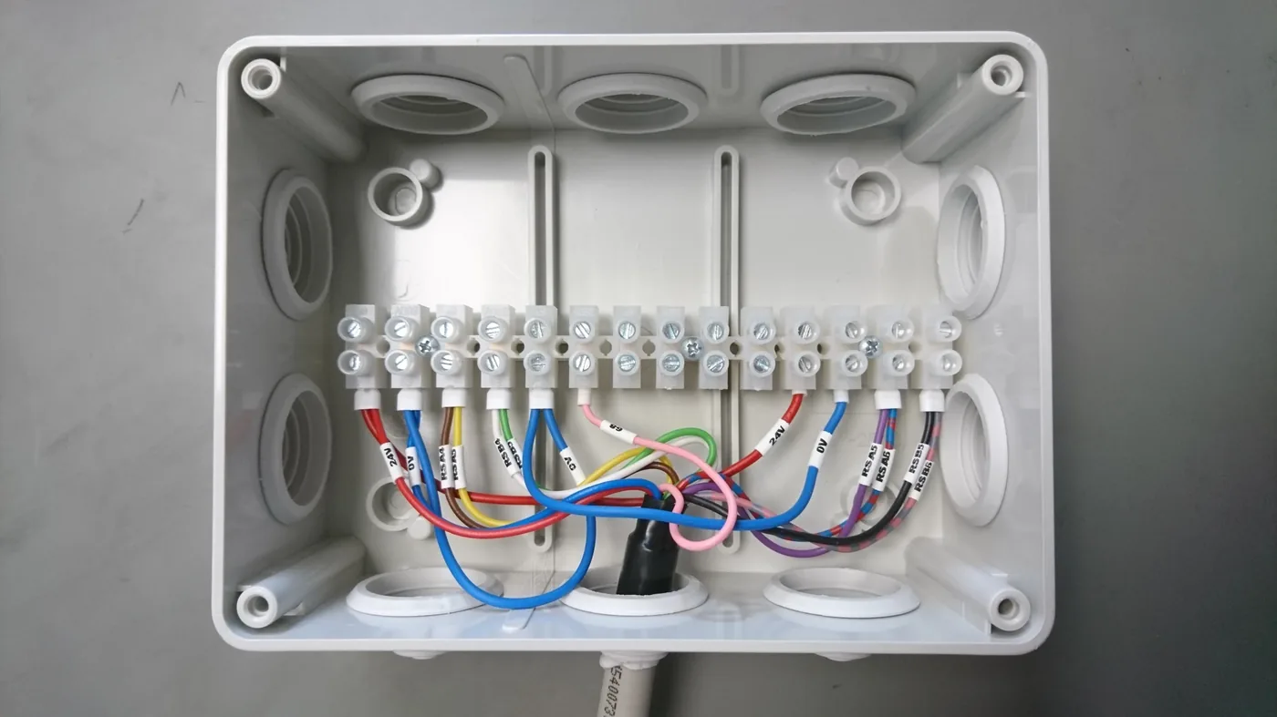 Completed wiring harness ready for shipping from SGS Technologies