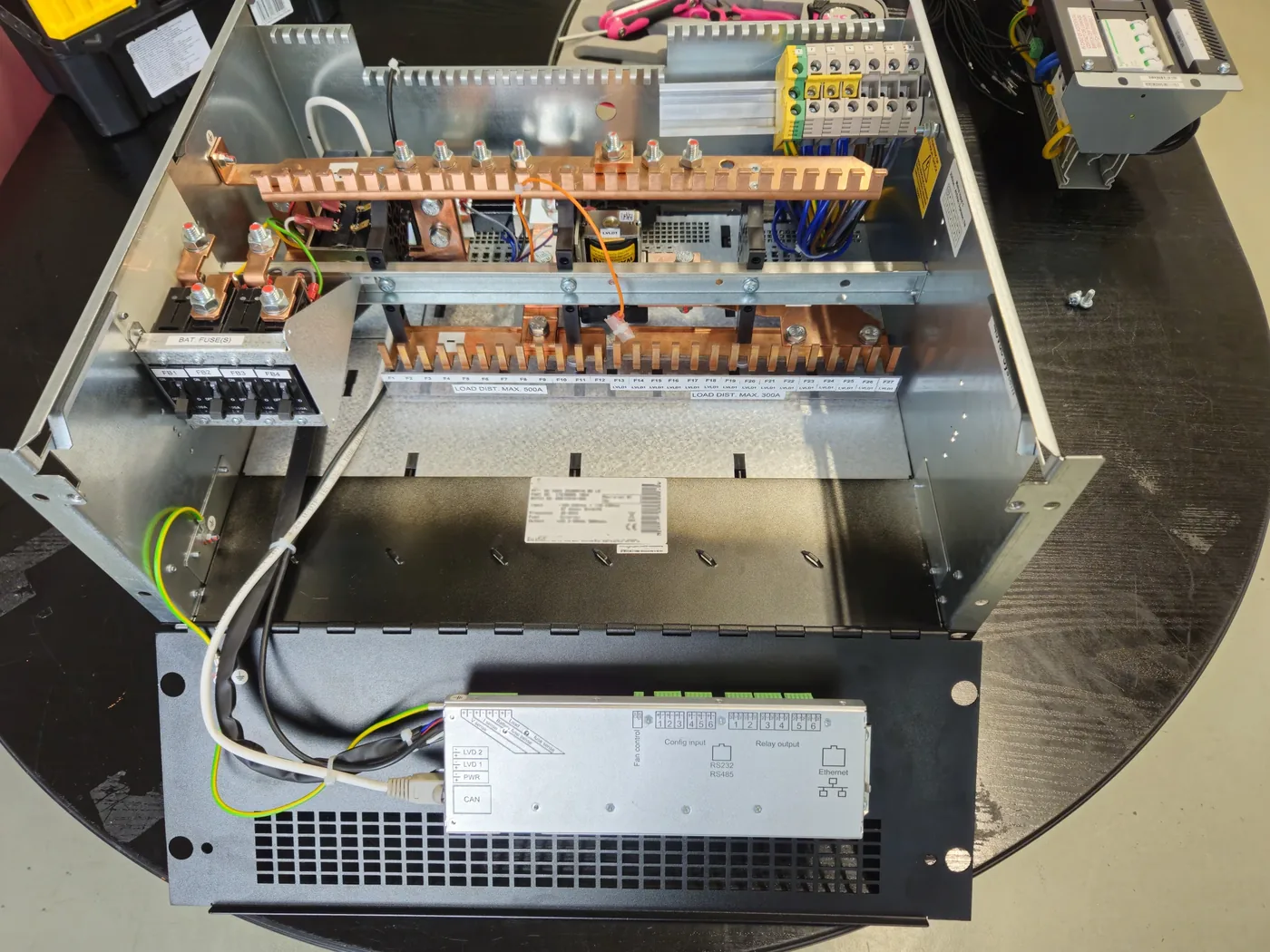 Industrial electrical cabinet assembly and installation by SGS Technologies