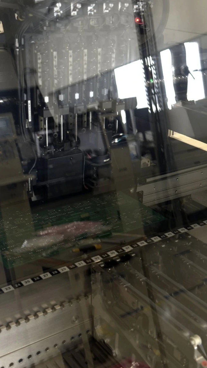 PCB inspection and testing station at SGS Technologies